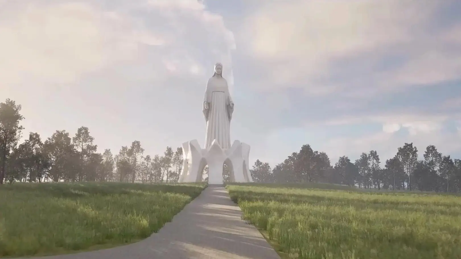 Najwyższy w Europie pomnik Matki Boskiej